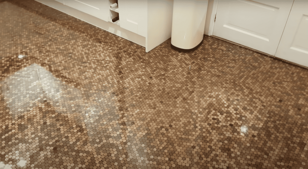 coin tile flooring