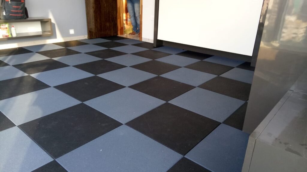 rubber tile flooring