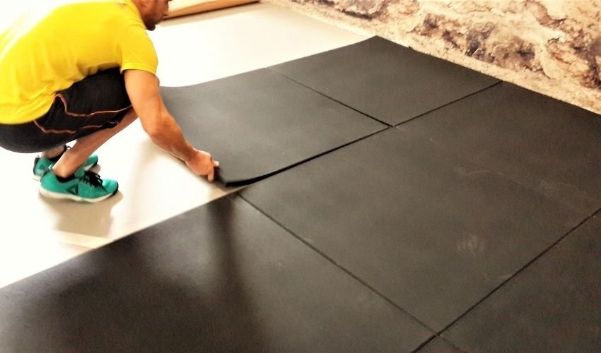 rubber tile flooring